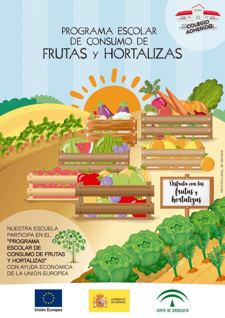 Programa escolar de consumo de frutas y hortalizas de Andalucía