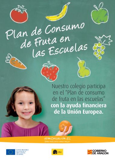 Plan de consumo de fruta en las Escuelas de Aragón